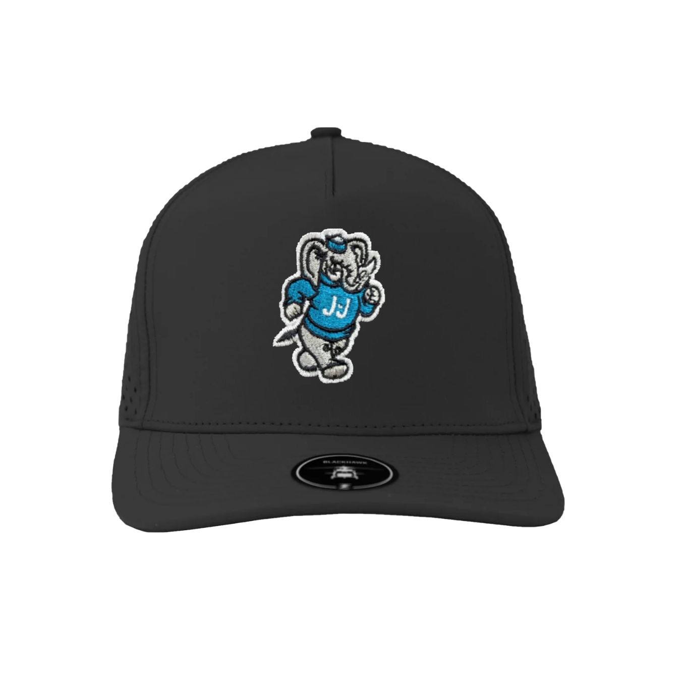 Golf Hat- Black/Teal