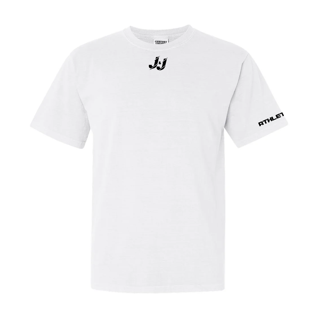Heavyweight Cotton Graphic Tee - J&J White / Black