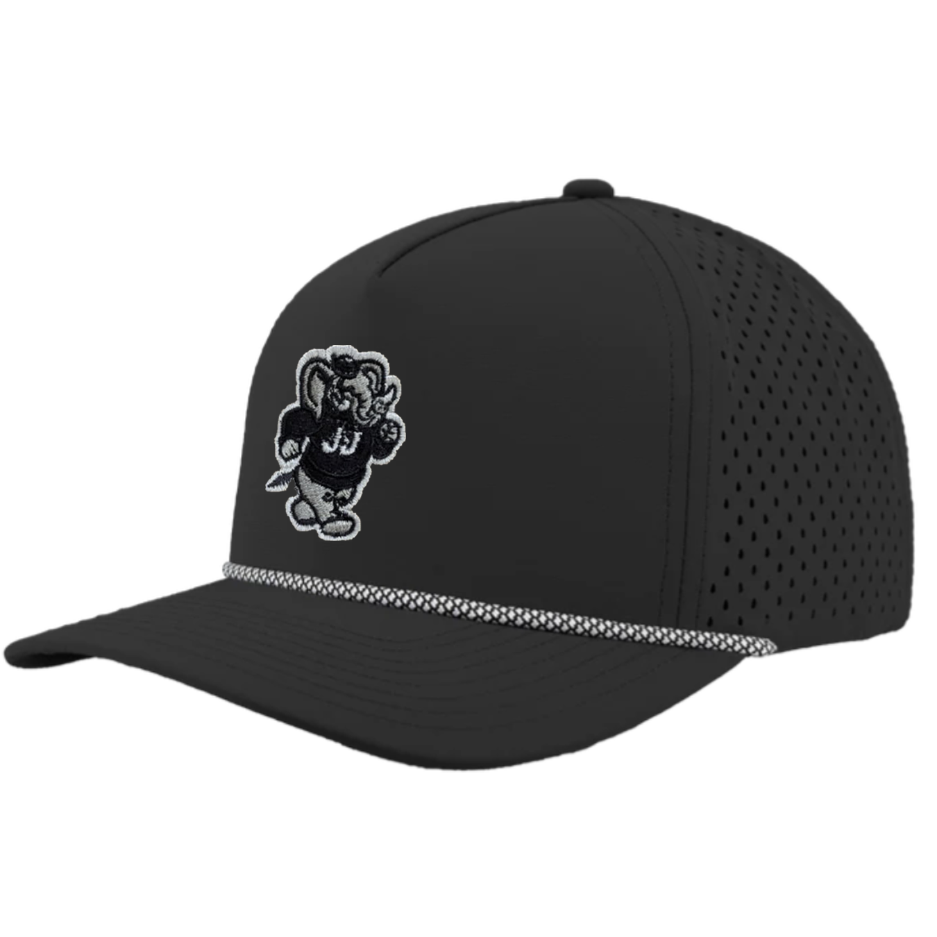 Golf Rope Hat- Black/Grey