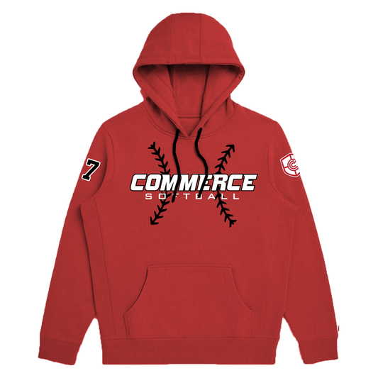 Red Sweatshirt (Unisex) - Cotton Fleece