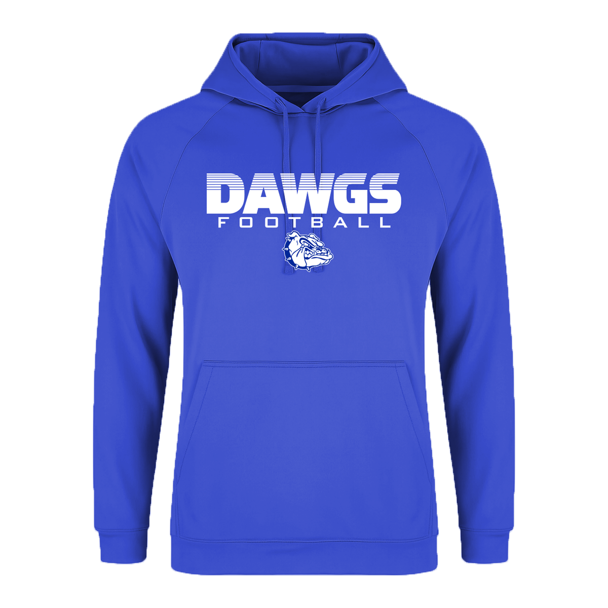 Bulldogs Football- DriFit Sweatshirt (Royal)