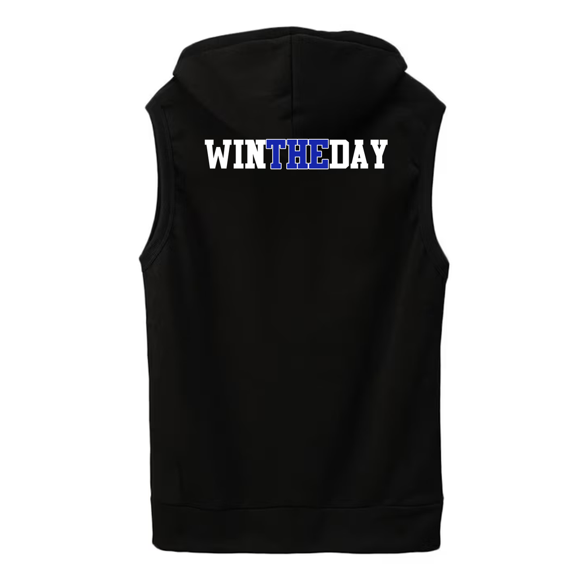 Bulldogs Football- Sleeveless Hoodie (Black)