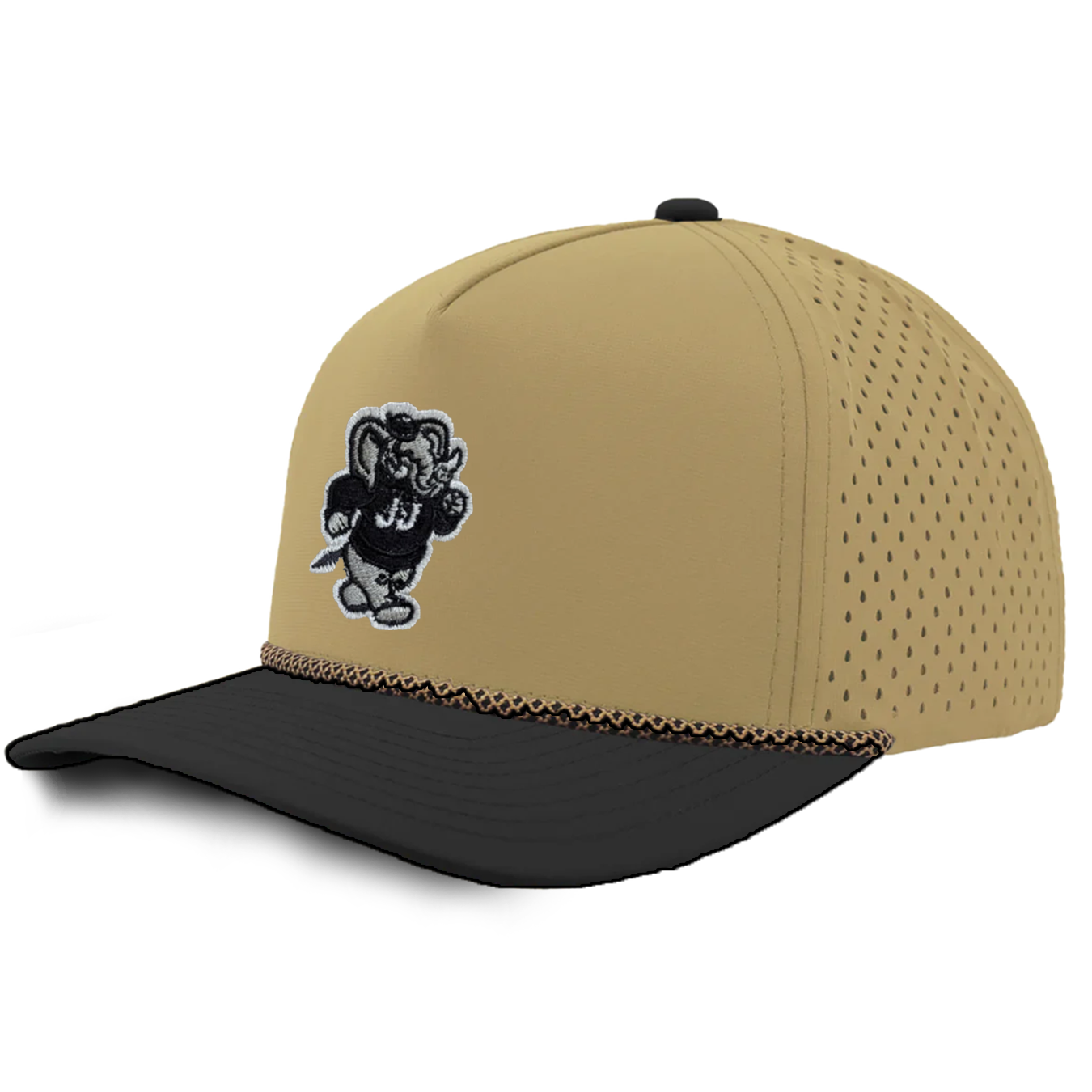 Golf Rope Hat- Beige/Black