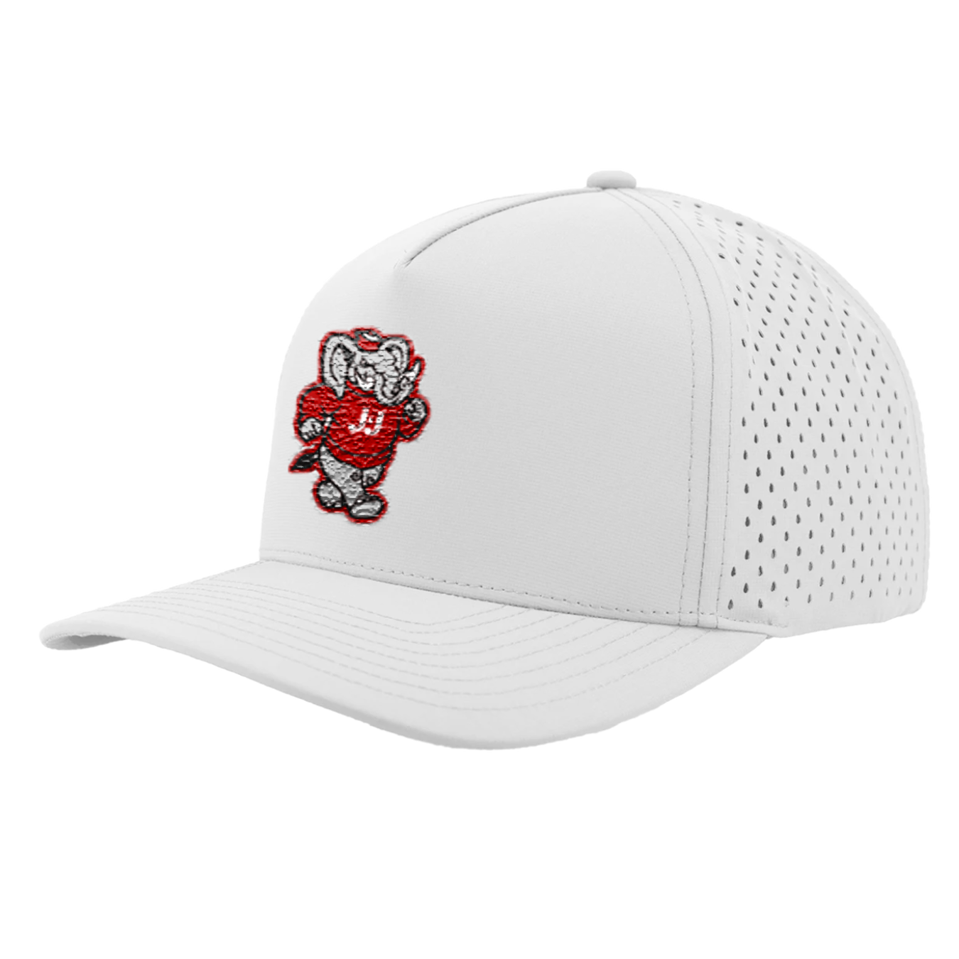 Golf Hat- White / Red